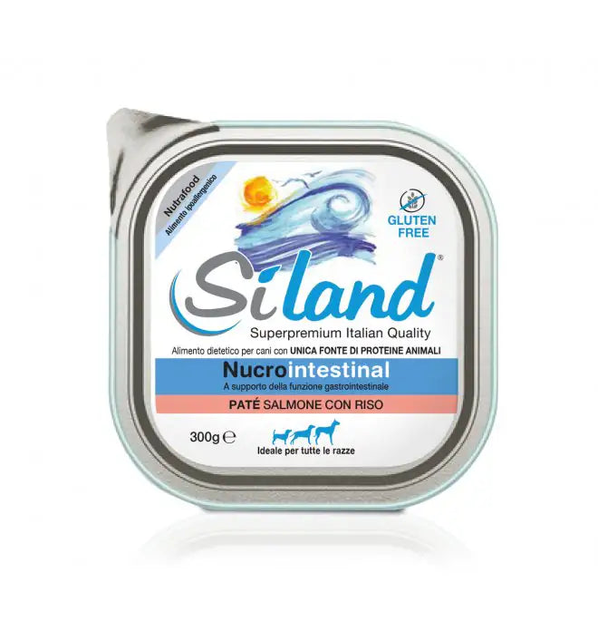 Siland Diet Nucrointestinal da 300 gr  Paté salmone con riso bauzaarit.myshopify.com