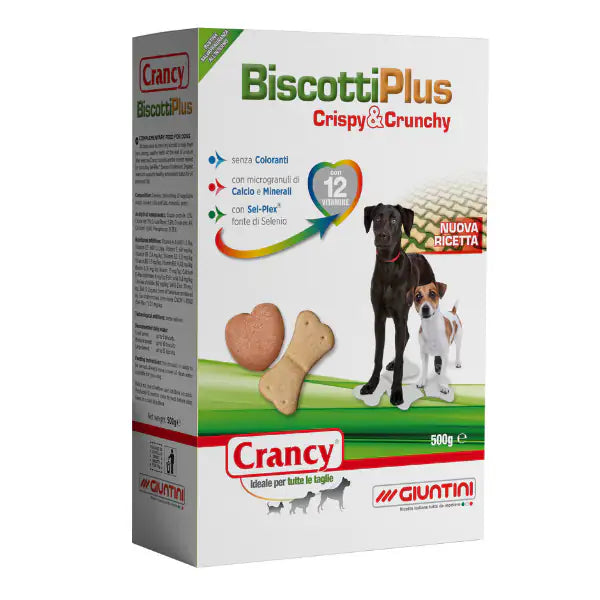Snack Biscotti Cane Crancy Giuntini 500 gr  Biscotti Plus bauzaarit.myshopify.com