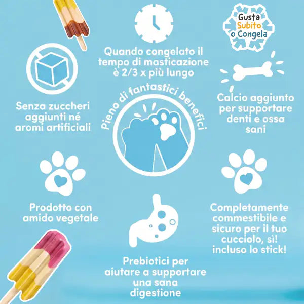 Snack per cani Gelato pronto all'uso Pup Ice 90 gr   Bauzaar.it