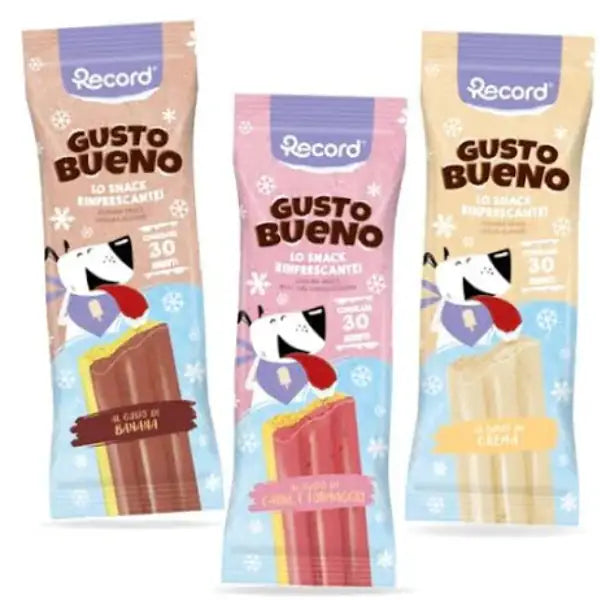Snack rinfrescante per cani Gusto Buono Record 50 gr   bauzaarit.myshopify.com