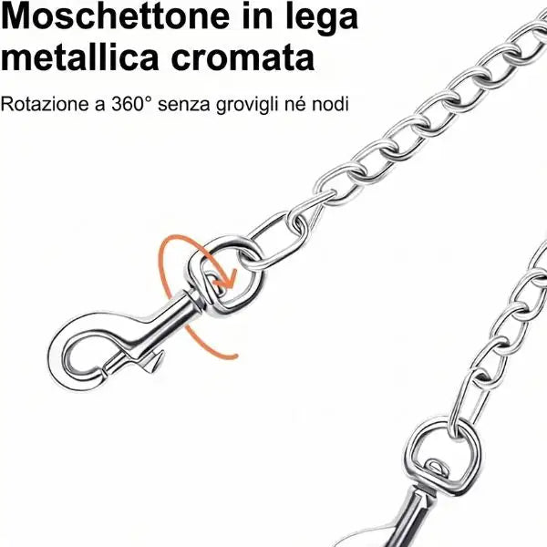 Splitter guinzaglio per cani Accoppiacani in metallo cromato Trixie   bauzaarit.myshopify.com