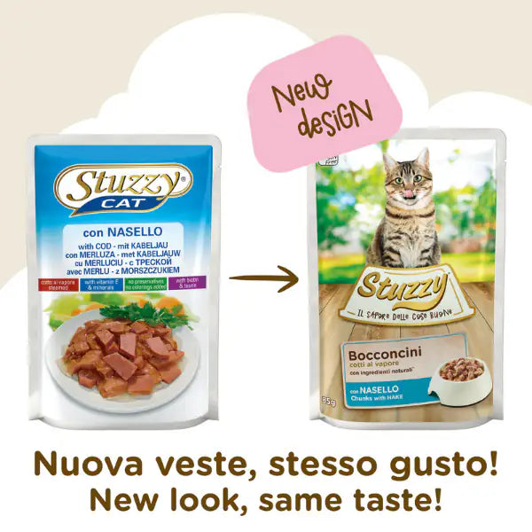 Stuzzy Cat Bocconcini cotti al vapore 85 gr   bauzaarit.myshopify.com