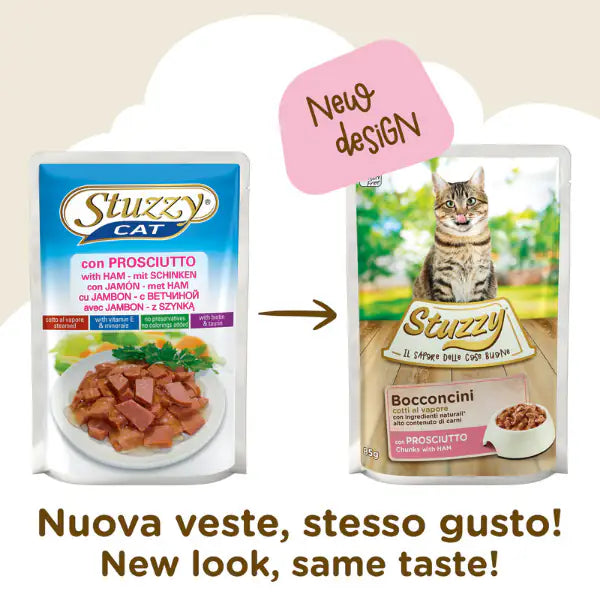 Stuzzy Cat Bocconcini cotti al vapore 85 gr   bauzaarit.myshopify.com