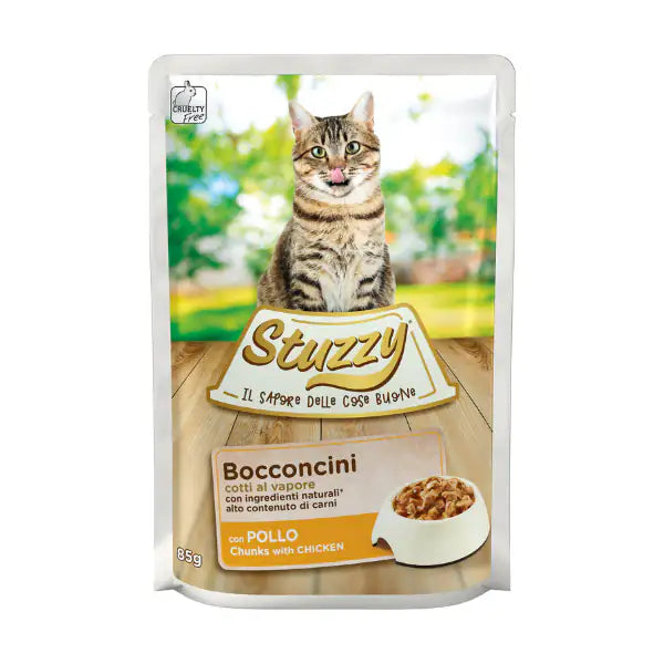 Stuzzy Cat Bocconcini cotti al vapore 85 gr   bauzaarit.myshopify.com