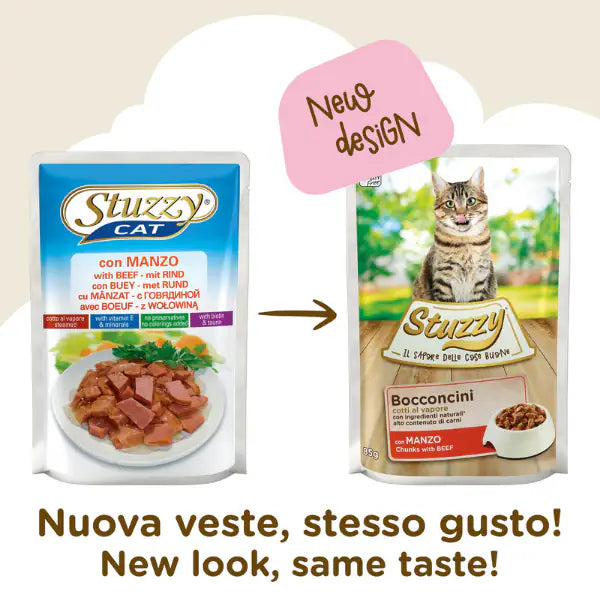 Stuzzy Cat Bocconcini cotti al vapore 85 gr   bauzaarit.myshopify.com