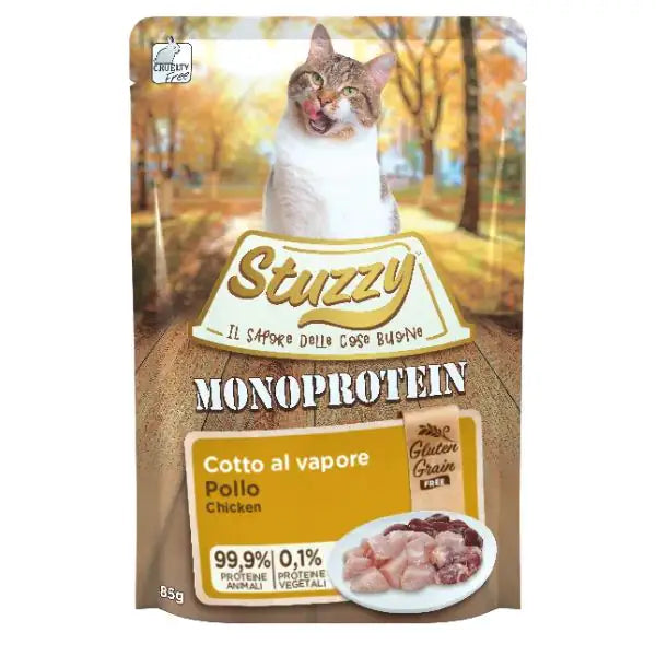 Stuzzy Cat Monoproteico Grain&Gluten Free 85 gr  Pollo bauzaarit.myshopify.com