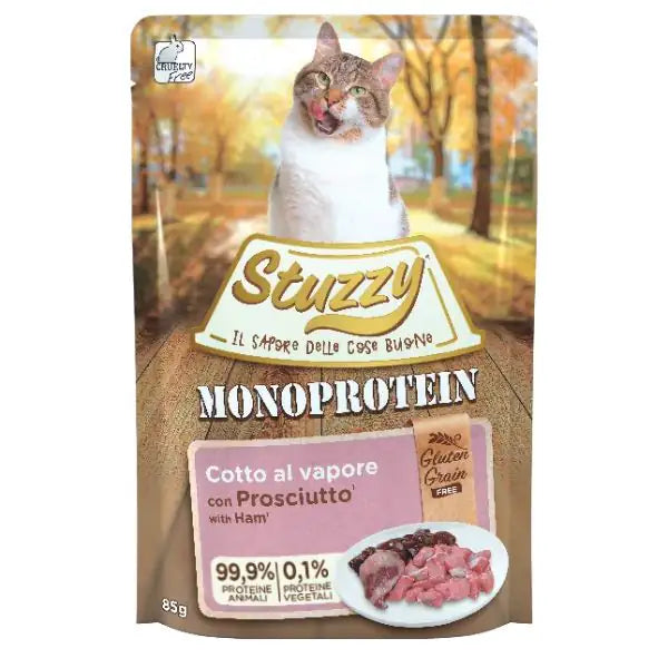 Stuzzy Cat Monoproteico Grain&Gluten Free 85 gr  Prosciutto bauzaarit.myshopify.com