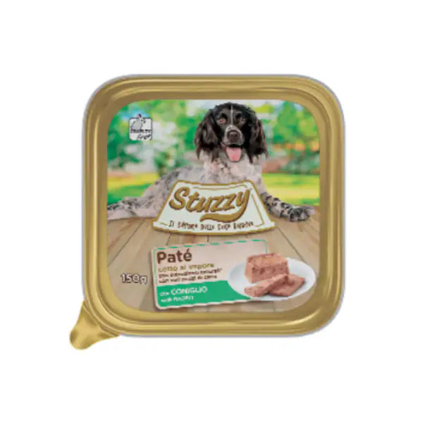 Stuzzy Dog Patè cotto al vapore 150 gr  Coniglio bauzaarit.myshopify.com
