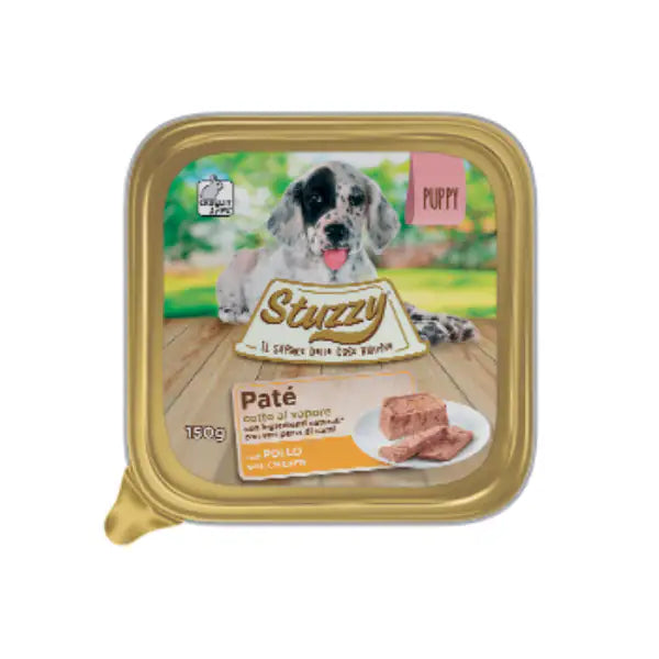Stuzzy Dog Patè cotto al vapore 150 gr  Pollo bauzaarit.myshopify.com