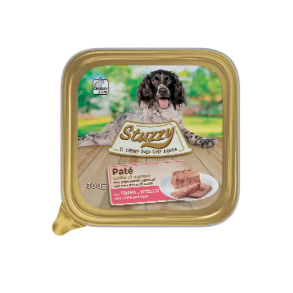 Stuzzy Dog Patè cotto al vapore 300 gr  Trippa e Vitello bauzaarit.myshopify.com