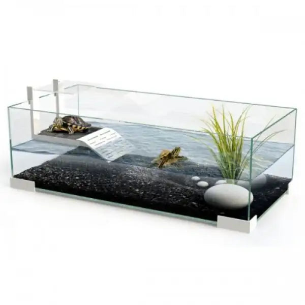 Tartarughiera accessoriata Tartarium Askoll  Modello 80: 79 x 29,7 x 24,5 cm bauzaarit.myshopify.com