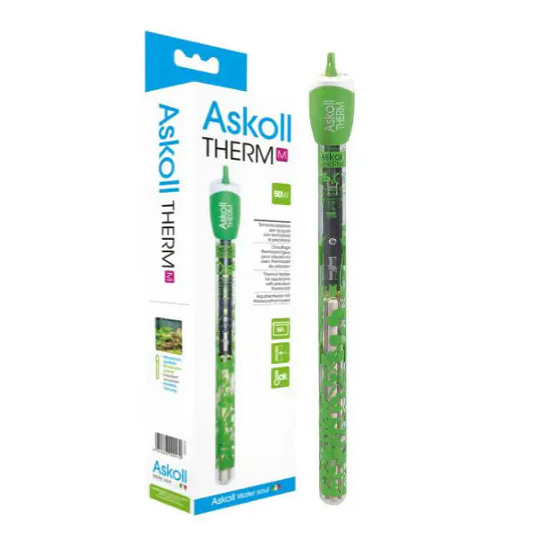 Termoriscaldatore per acquari Therm Askoll  Modello M - lunghezza 28 cm bauzaarit.myshopify.com