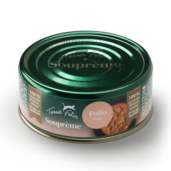 Terra Felis Souprème Zuppa Gourmet cremosa per gatti Grain Free 85 gr  Pollo Bauzaar.it
