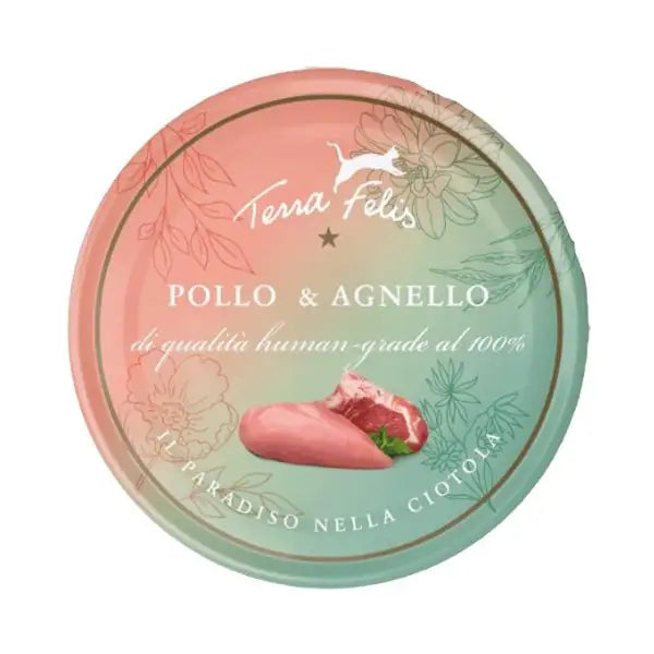 Terra Felis Umido Gatto Grain Free 80 gr  Pollo e agnello Bauzaar.it