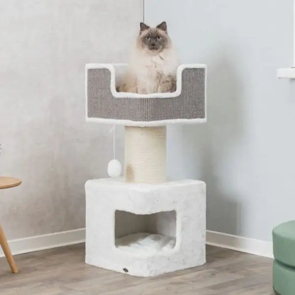 Tiragraffi XXL Ava super accessoriato in sisal e peluche Trixie   Bauzaar.it