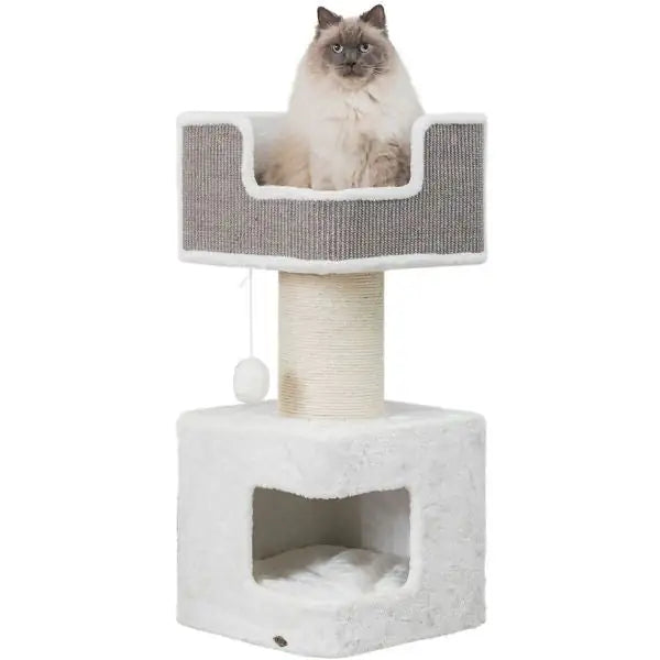Tiragraffi XXL Ava super accessoriato in sisal e peluche Trixie  Misura 39x39x86 cm Bauzaar.it