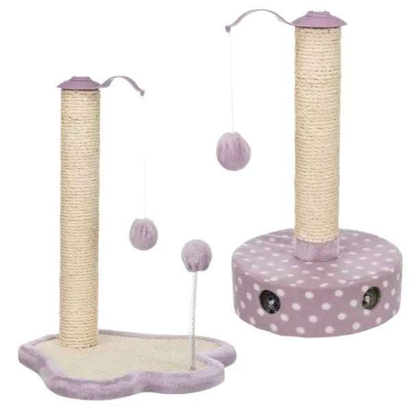 Tiragraffi a colonna in peluche e sisal con giochi integrati Junior Trixie   Bauzaar.it