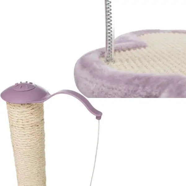 Tiragraffi a colonna in peluche e sisal con giochi integrati Junior Trixie   Bauzaar.it