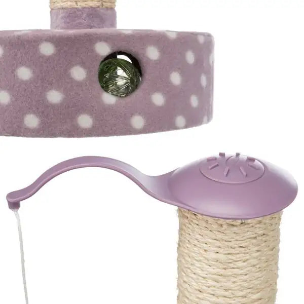Tiragraffi a colonna in peluche e sisal con giochi integrati Junior Trixie   Bauzaar.it