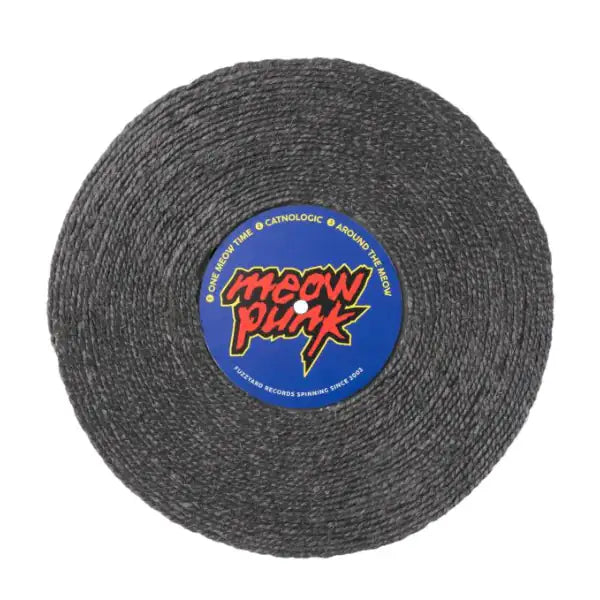 Tiragraffi per gatti disco vinile FuzzYard  Meow punk bauzaarit.myshopify.com