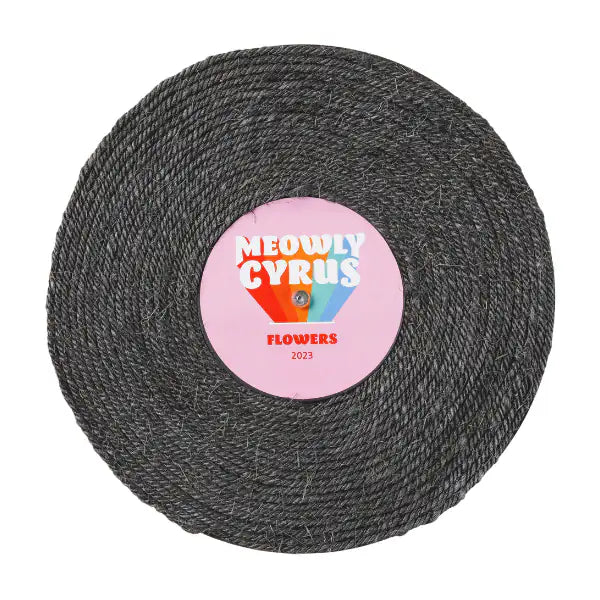Tiragraffi per gatti disco vinile FuzzYard  Meowly cyrus bauzaarit.myshopify.com