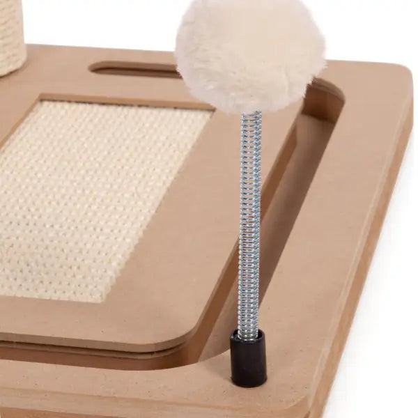 Tiragraffi per gatti multifunzionale con colonna Playtop CanadianCat   bauzaarit.myshopify.com