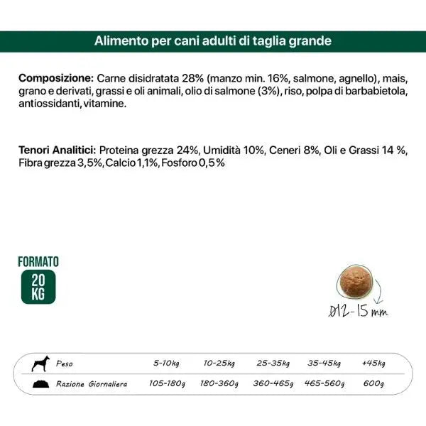 Top Dog Adult Medium/Maxi Mantenimento ricco di Manzo   Bauzaar.it
