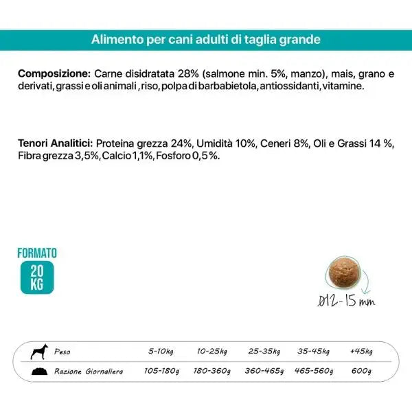 Top Dog Adult Medium/Maxi Mantenimento ricco di Salmone   Bauzaar.it