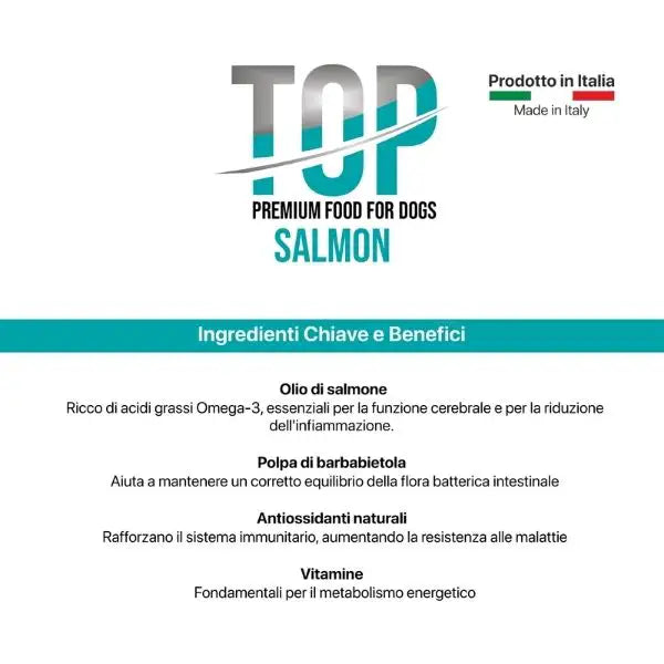 Top Dog Adult Medium/Maxi Mantenimento ricco di Salmone   Bauzaar.it