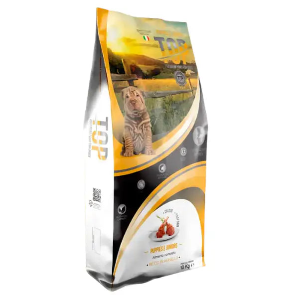 Top Pet Food Puppy & Junior ricco in agnello  10 kg bauzaarit.myshopify.com