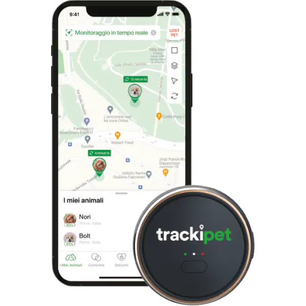Trackipet Localizzatore satellitare GPS per animali domestici   bauzaarit.myshopify.com