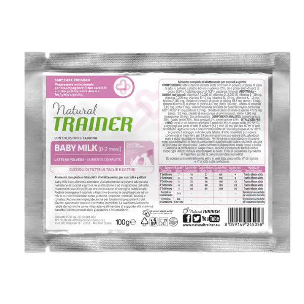 Trainer Personal Baby Milk latte in polvere   Bauzaar.it