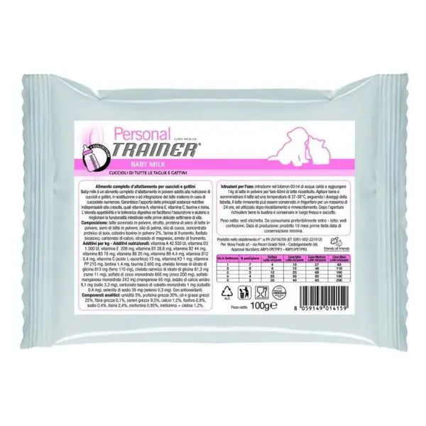 Trainer Personal Baby Milk latte in polvere   bauzaarit.myshopify.com
