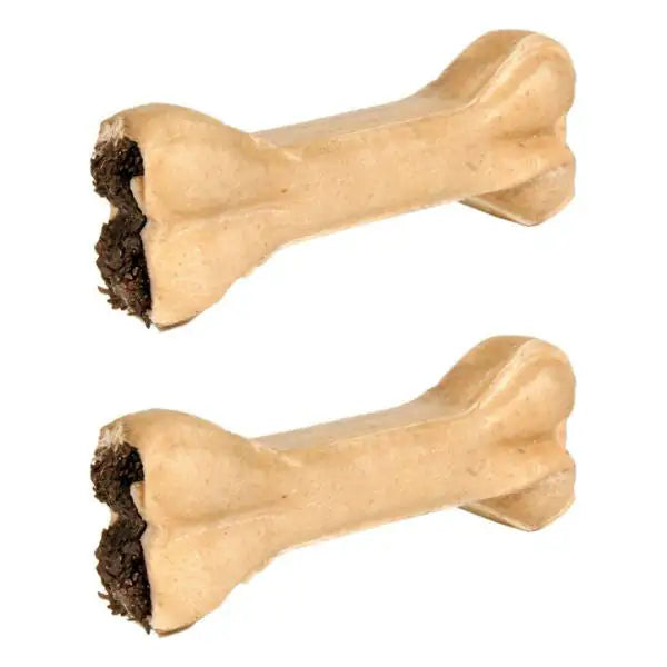 Trixie Osso da masticare con trippa di pelle bovina  2 pezzi da 10 cm bauzaarit.myshopify.com