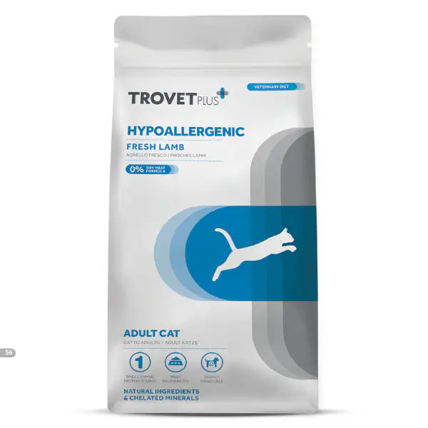 Trovet Plus+ Cat Vet Diets Hypoallergenic Agnello fresco   bauzaarit.myshopify.com