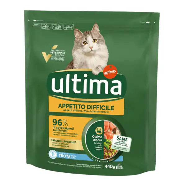 Ultima Cat Adult Appetito Difficile con trota  440 gr bauzaarit.myshopify.com