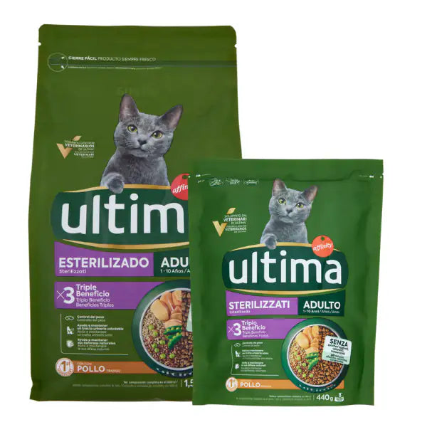 Ultima Cat Adult Sterilised con pollo   bauzaarit.myshopify.com