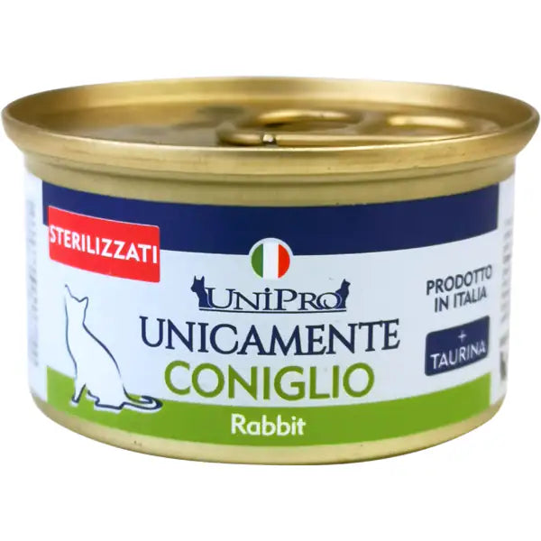 Unipro Unicamente Cat Adult Sterilised 85 gr  Coniglio bauzaarit.myshopify.com