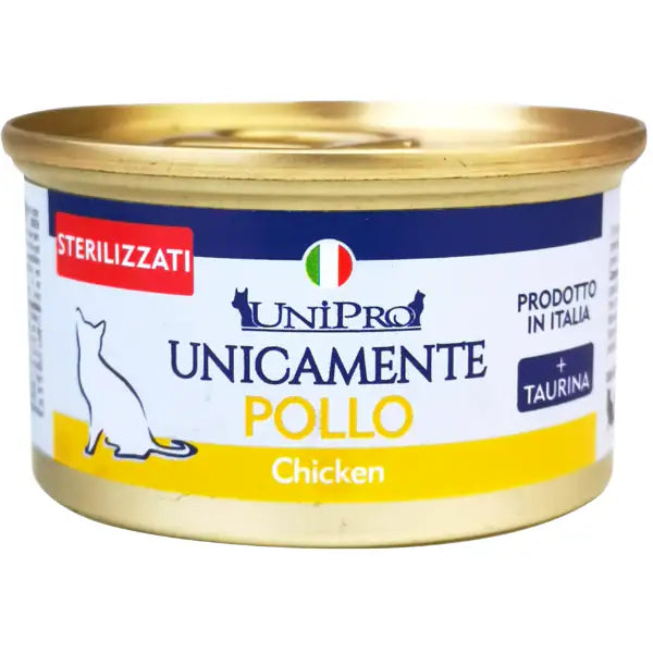 Unipro Unicamente Cat Adult Sterilised 85 gr  Pollo bauzaarit.myshopify.com