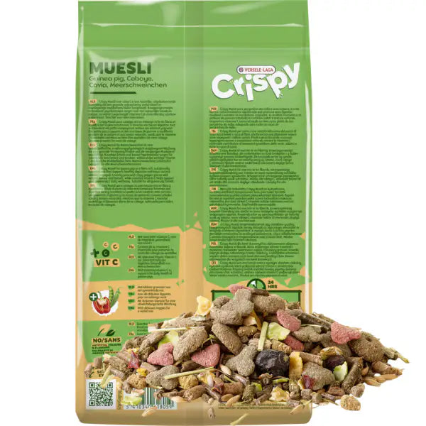 Versele Laga Crispy Muesli Guinea Pigs per porcellini d'india   Bauzaar.it