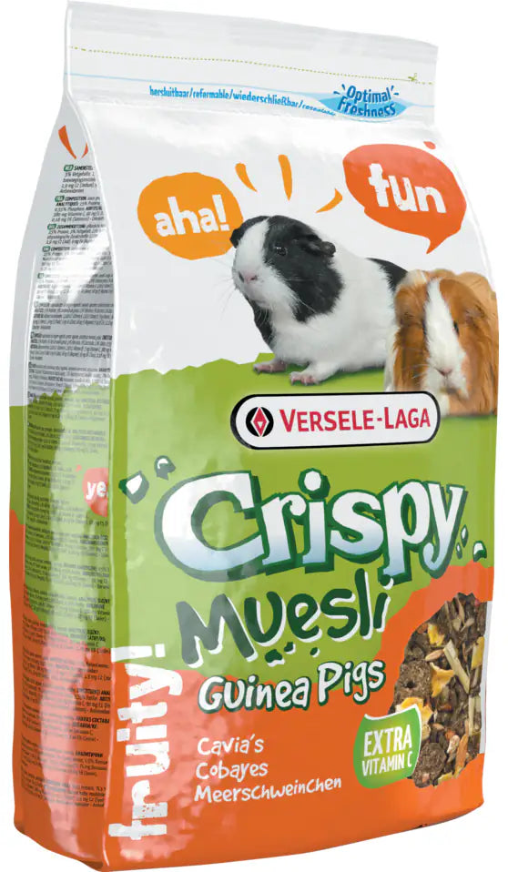 Versele Laga Crispy Muesli Guinea Pigs per porcellini d'india   bauzaarit.myshopify.com