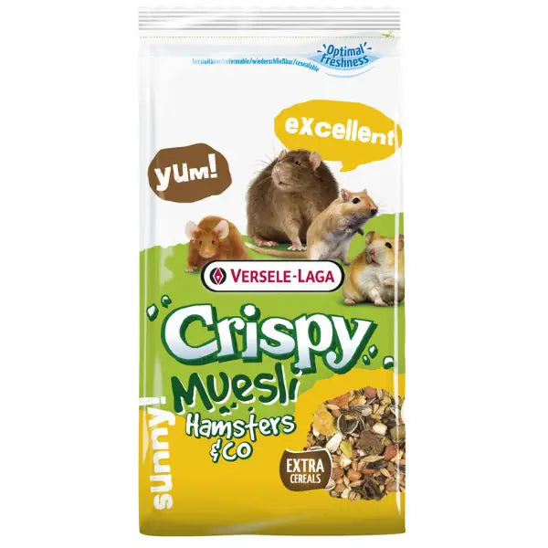 Versele Laga Crispy Muesli Hamster e Co  1 kg bauzaarit.myshopify.com