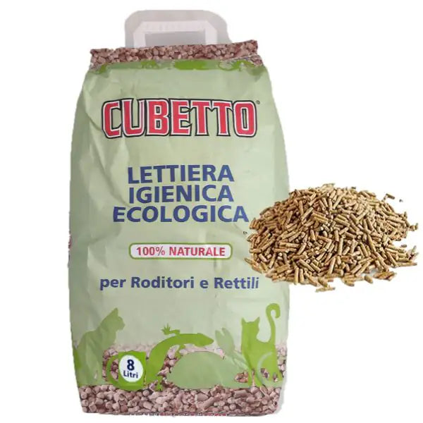 Versele Laga Cubetto Lettiera igienica Ecologica  8 litri bauzaarit.myshopify.com