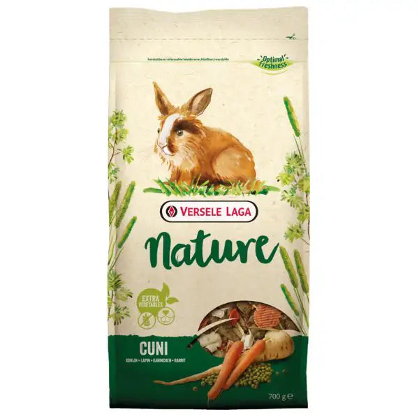 Versele Laga Nature Cuni per conigli nani  700 gr bauzaarit.myshopify.com
