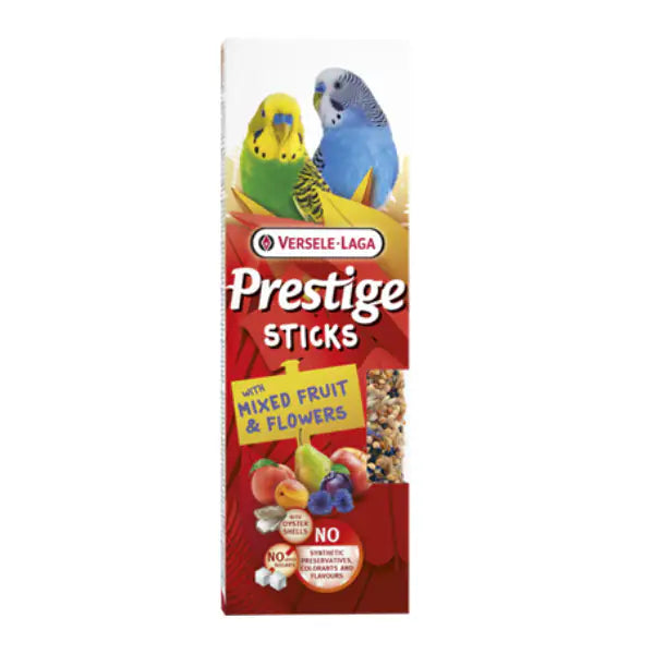 Versele Laga Prestige Sticks Cocorite  Frutta mista e fiori bauzaarit.myshopify.com