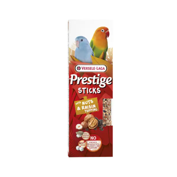 Versele Laga Prestige Sticks Cocorite  Noci e uvetta bauzaarit.myshopify.com