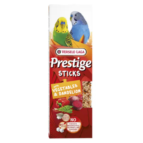 Versele Laga Prestige Sticks Cocorite  Verdure e dente di leone bauzaarit.myshopify.com