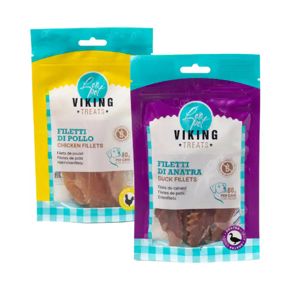 Viking Treats Snack Naturale Dog Filetti 80 gr   bauzaarit.myshopify.com