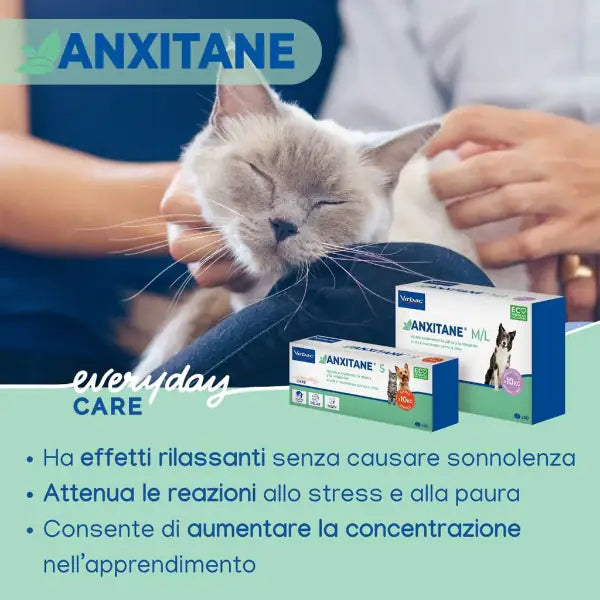 Virbac Anxitane compresse appetibili per la riduzione dello stress   bauzaarit.myshopify.com