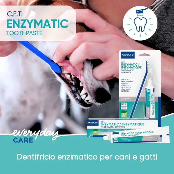 Virbac C.E.T. Kit salute orale dentifricio enzimico   bauzaarit.myshopify.com
